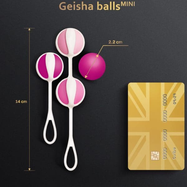 G-VIBE - SET 4 GEISHA BALLS MINI PURPLE 3